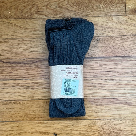 Muk Luks Buckle Knee High Socks - Picture 3 of 6